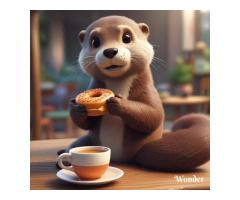 Otters AI Generated Using Wonder App