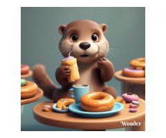 Otters AI Generated Using Wonder App